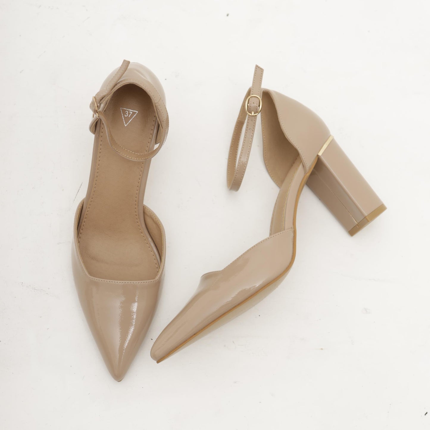 DECOLLETE D'ORSAY A PUNTA BEIGE