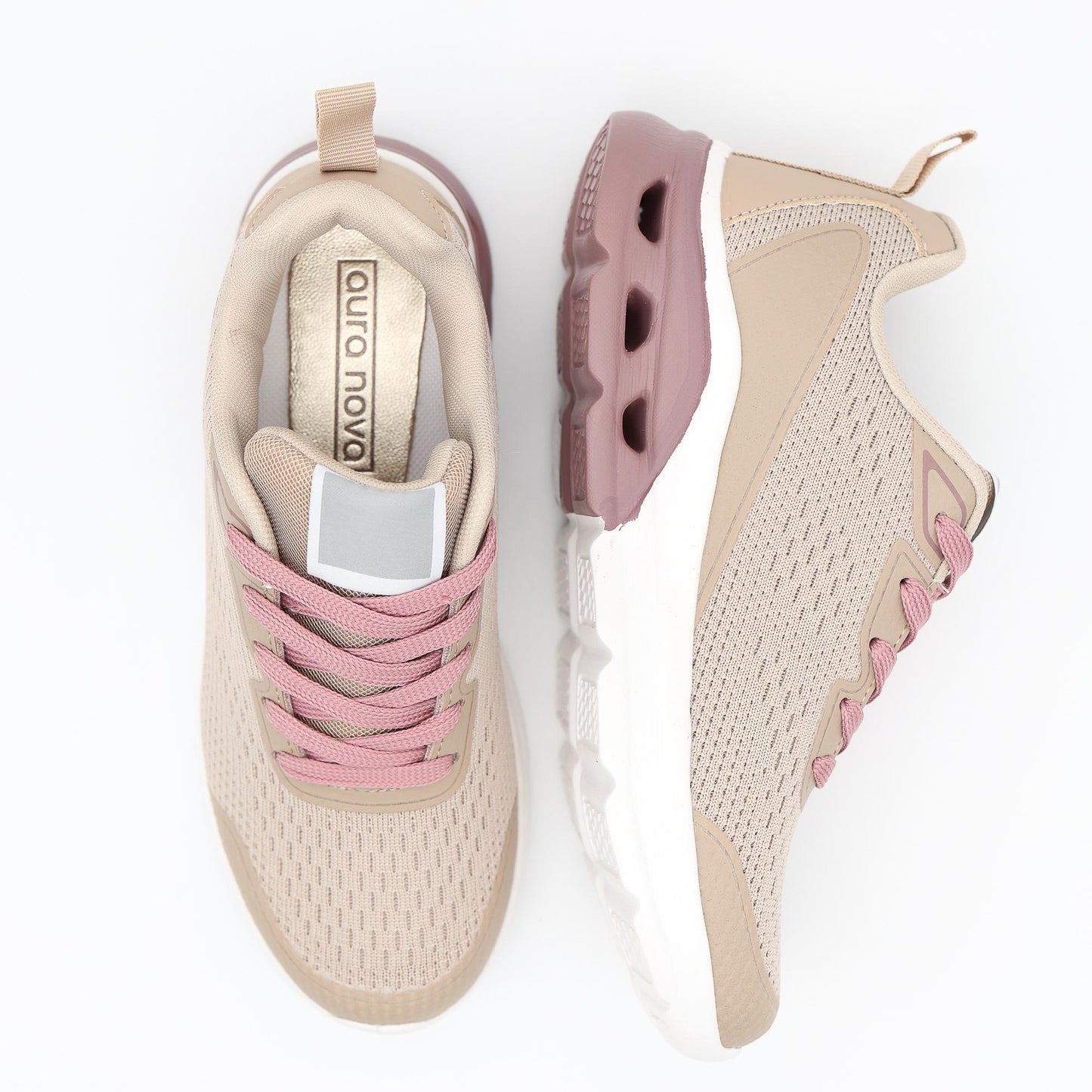 SNEAKERS MESH GOMMATA PINK