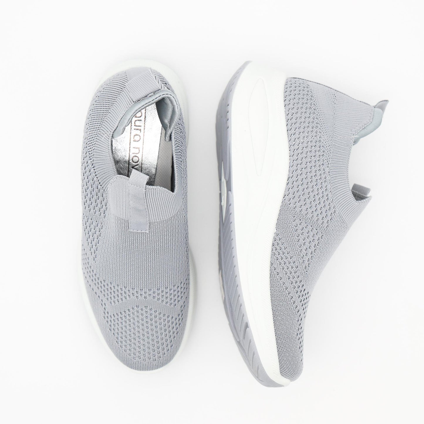 SNEAKERS SLIP-IN MESH GRIGIO