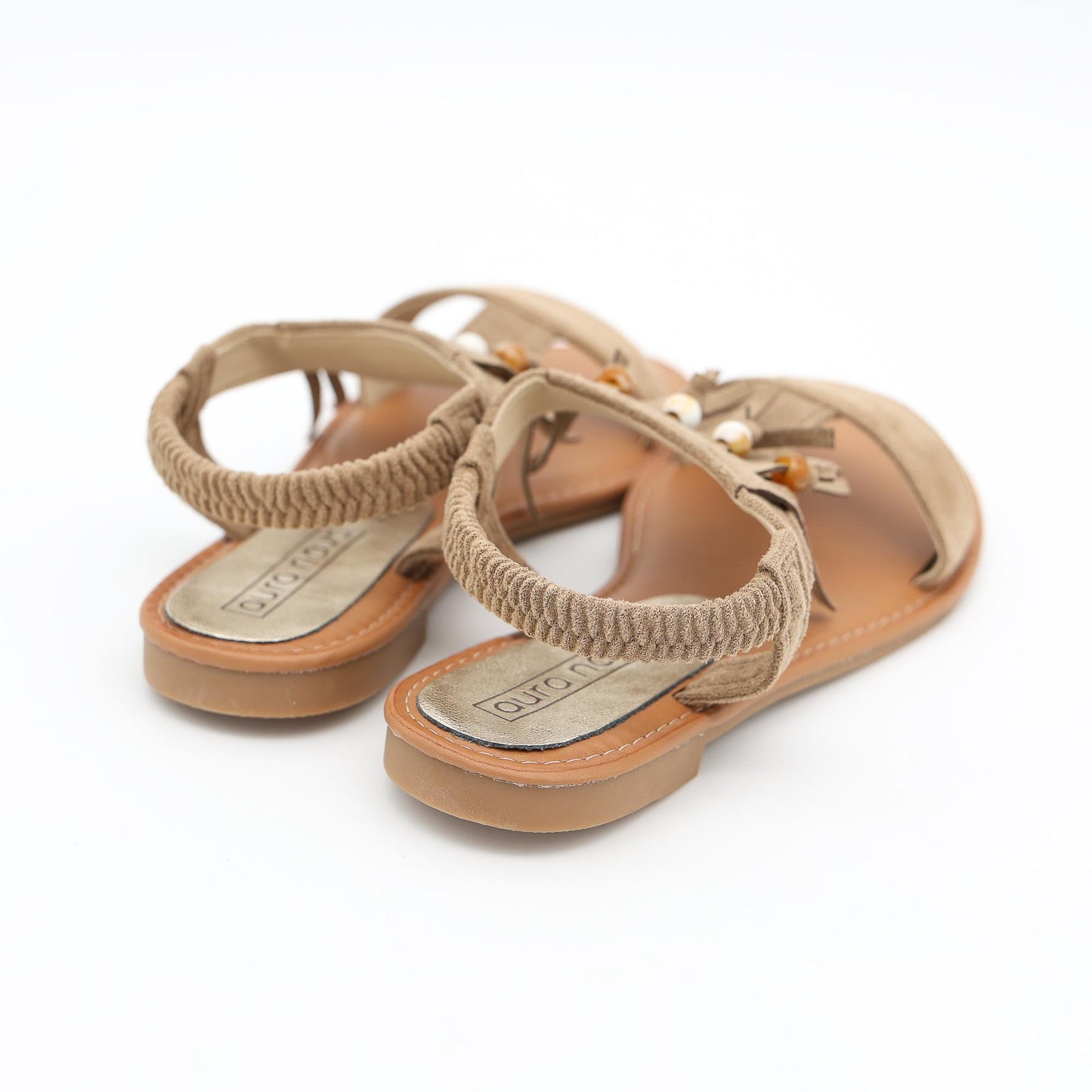 SANDALO FRANGE KHAKI