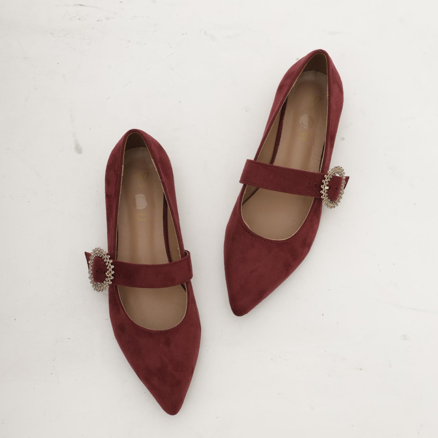 MARY JANE FLAT BORDEAUX