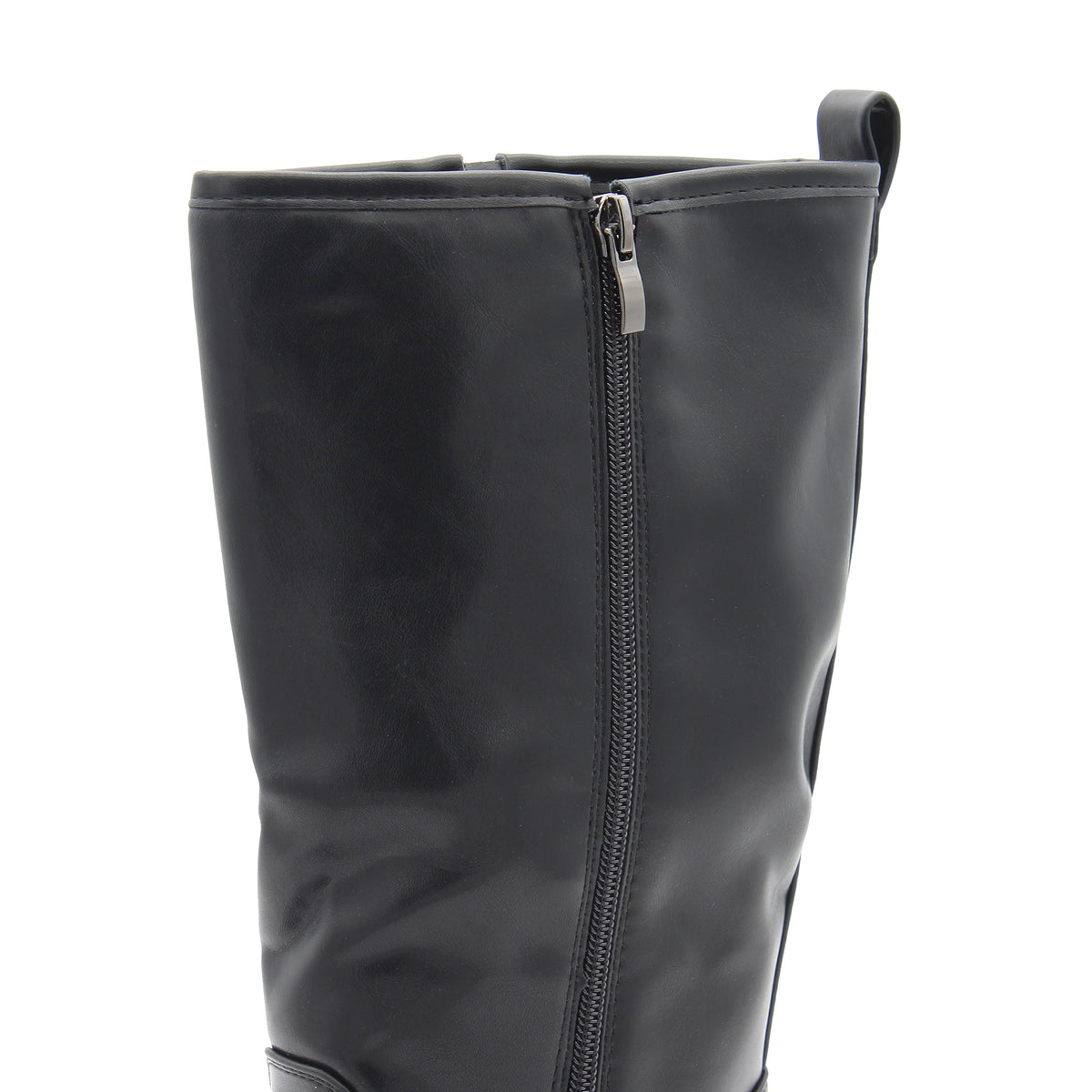STIVALE BIKER CON FIBBIE NERO 