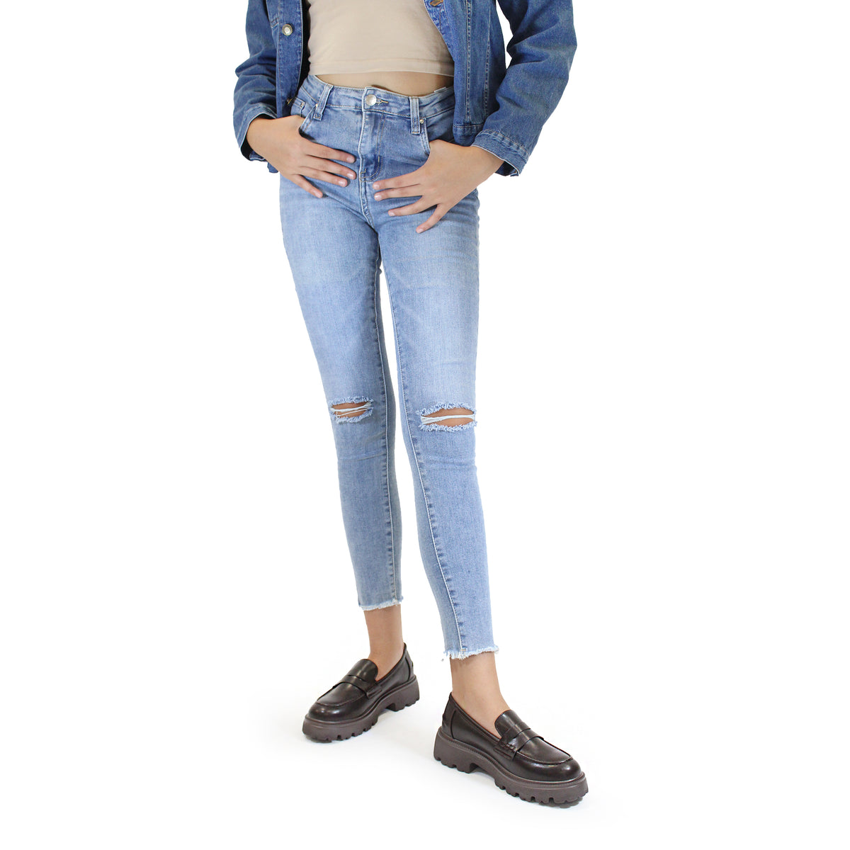 MOCASSINI CHUNKY DONNA MARRONE 
