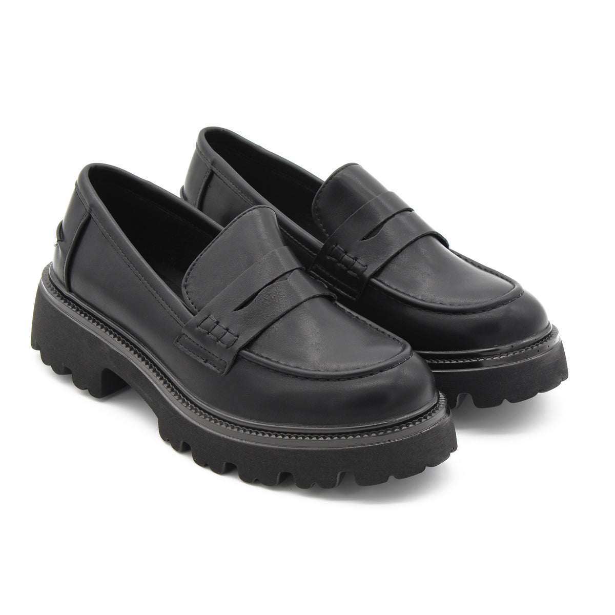 MOCASSINI CHUNKY DONNA NERO 
