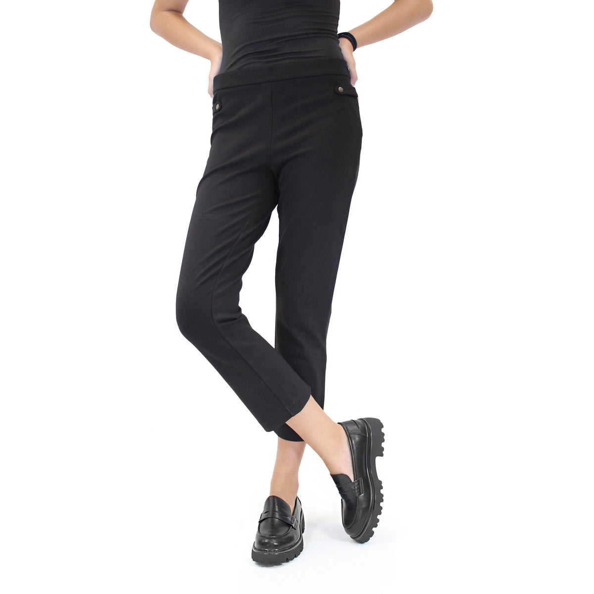 MOCASSINI CHUNKY DONNA NERO 