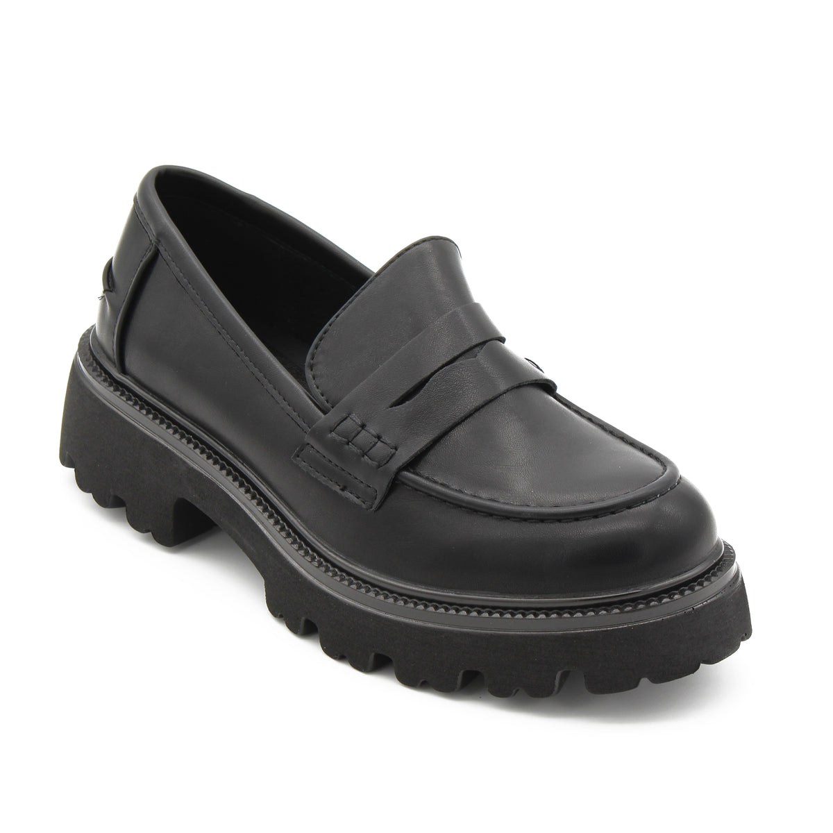 MOCASSINI CHUNKY DONNA NERO 