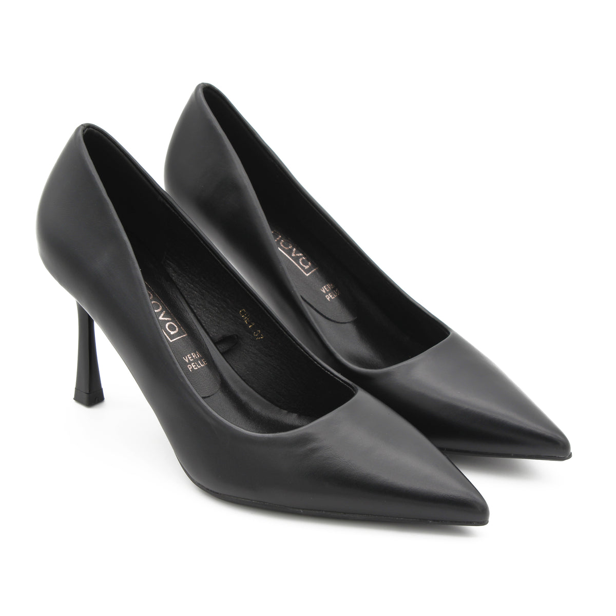DECOLLETE A PUNTA NERO 