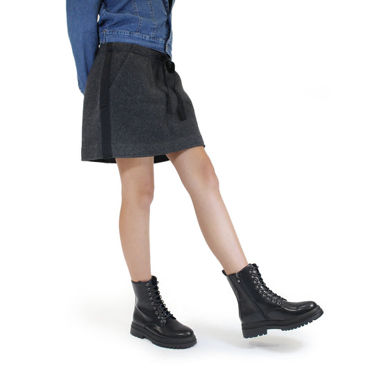 ANFIBI IN ECOPELLE NERO 