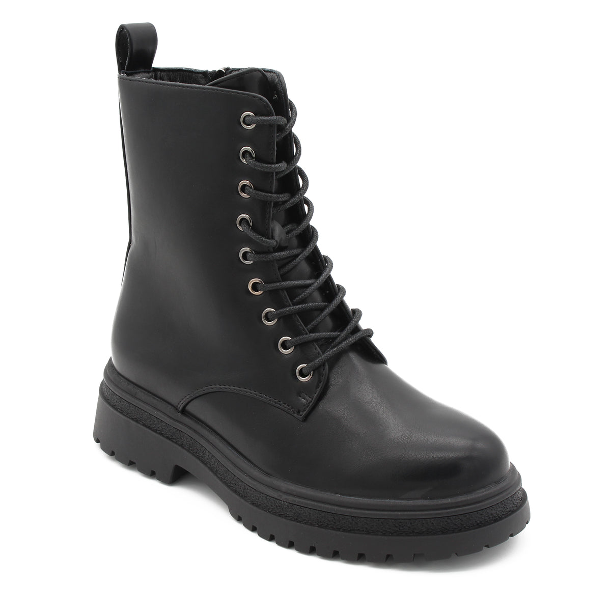 ANFIBI IN ECOPELLE NERO 