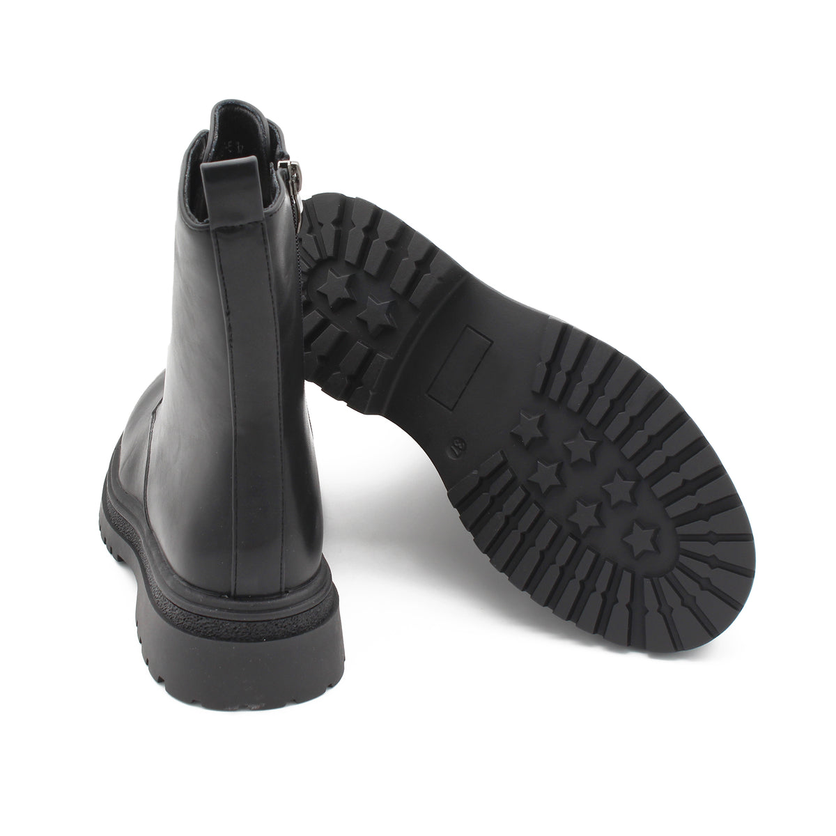 ANFIBI IN ECOPELLE NERO 