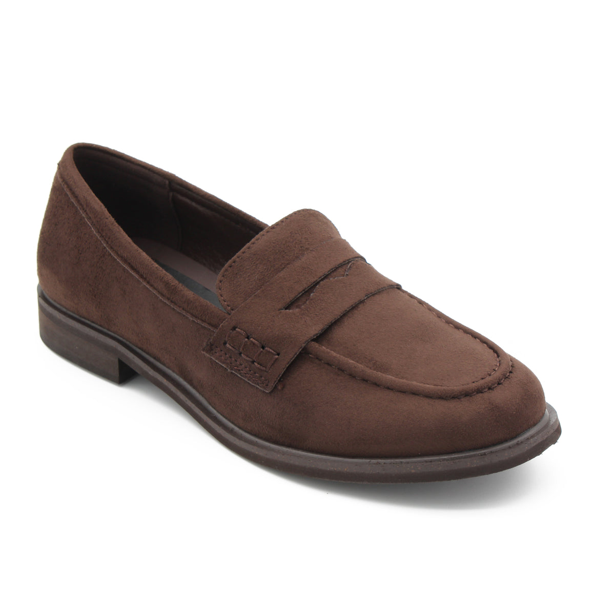 MOCASSINO SCAMOSCIATO MARRONE 