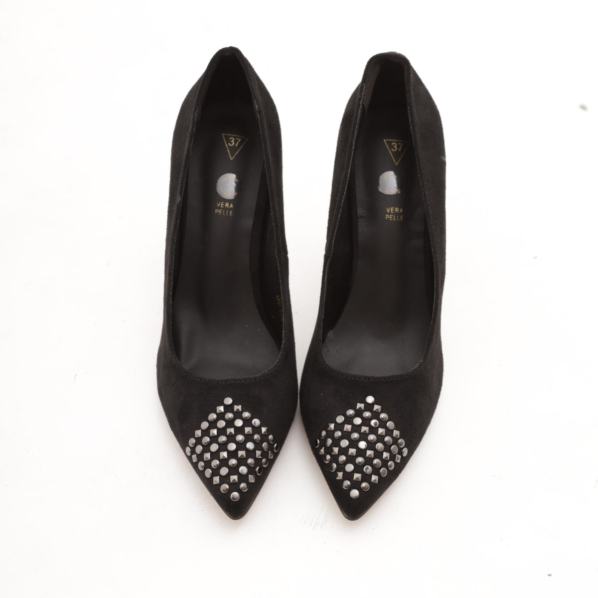 DECOLLETE' ALTA BORCHIE NERO 