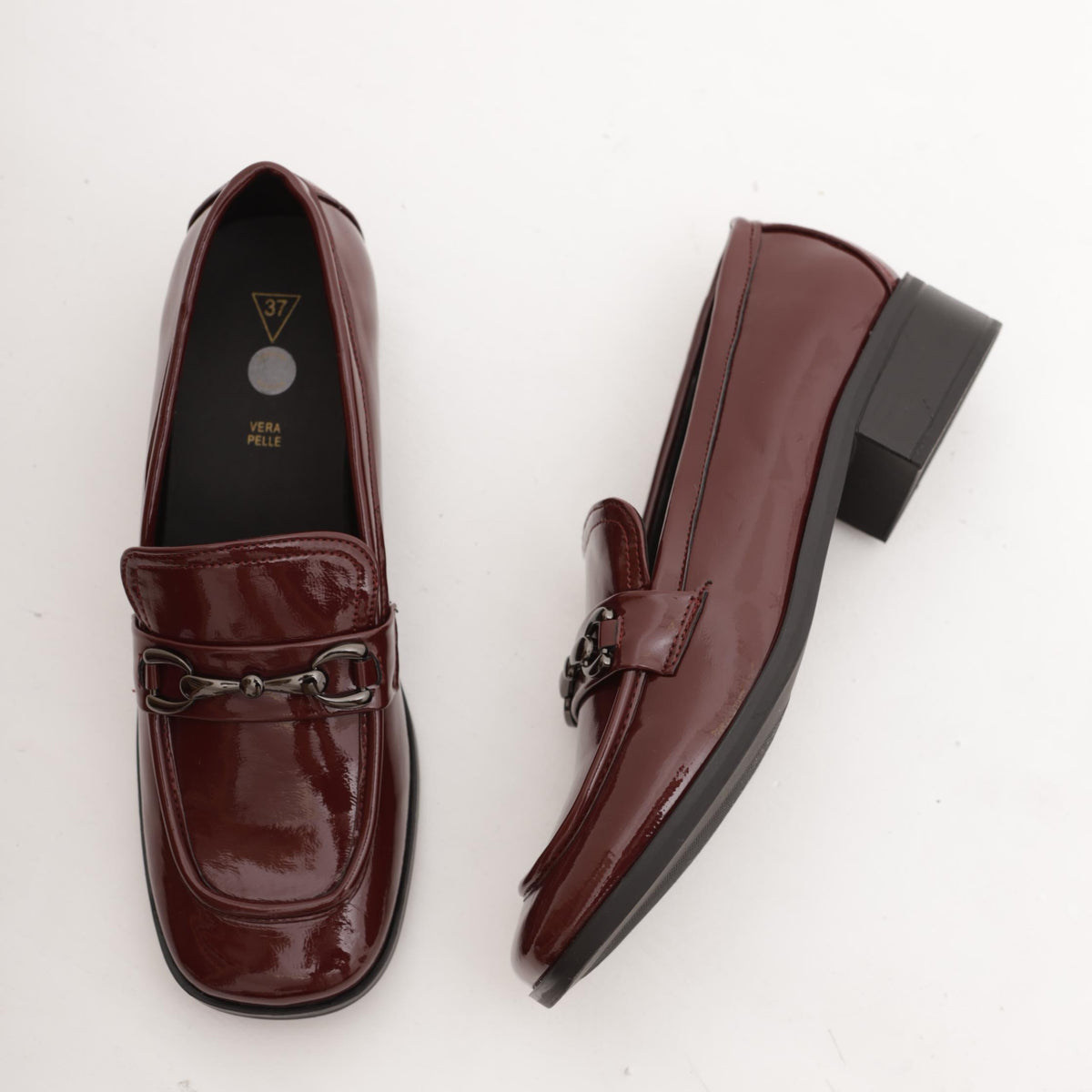MOCASSINO MORSETTO BORDEAUX 