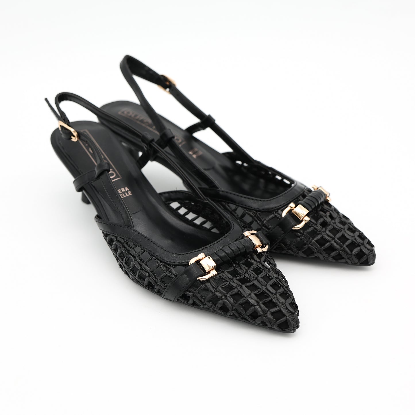 SLINGBACK RETE MORSETTO NERO