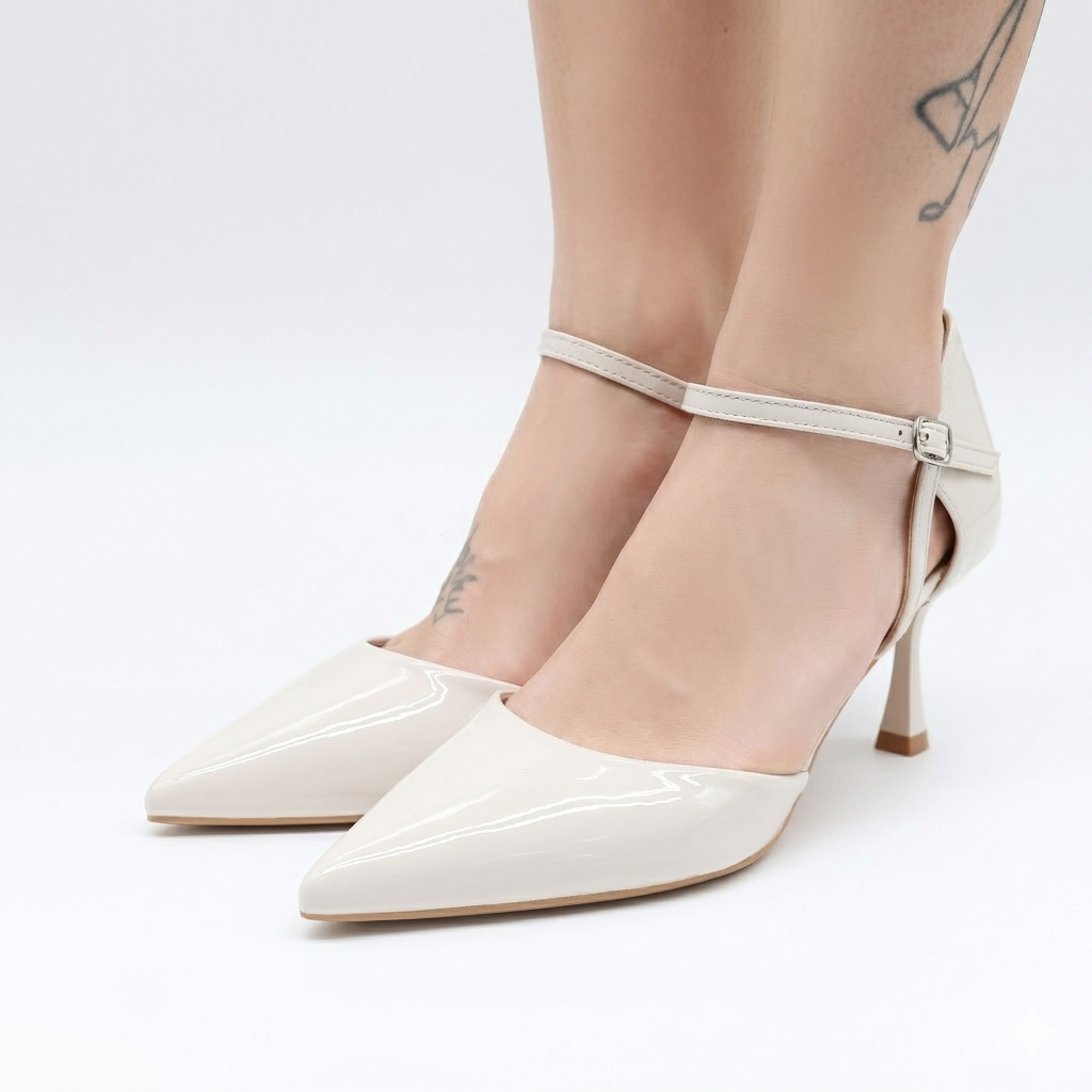 DECOLLETE D'ORSAY TACCO APRICOT