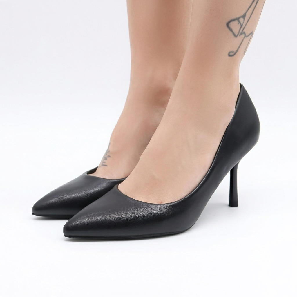 DECOLLETE TACCO NERO