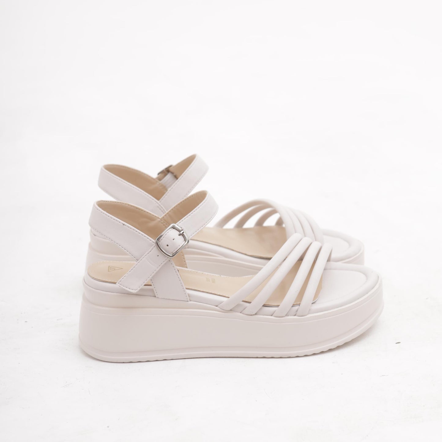 SANDALO ZEPPA FASCETTE BIANCO 