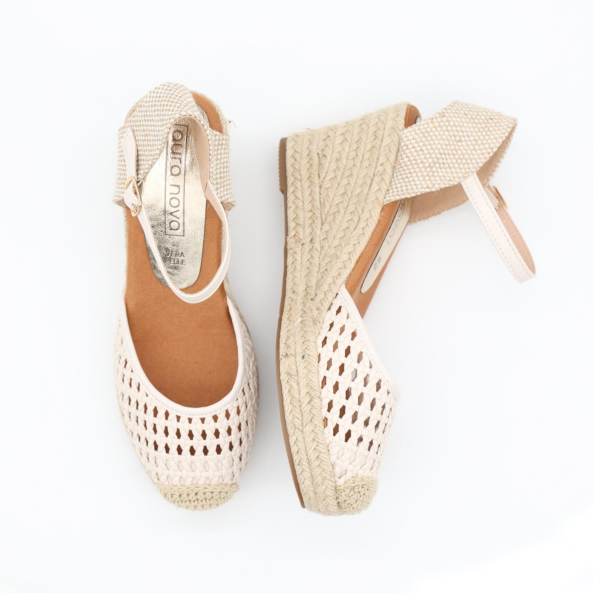 SANDALO CORDA ZEPPA CROCHET BEIGE 