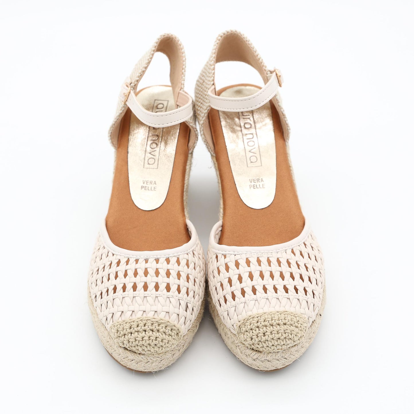 SANDALO CORDA ZEPPA CROCHET BEIGE 
