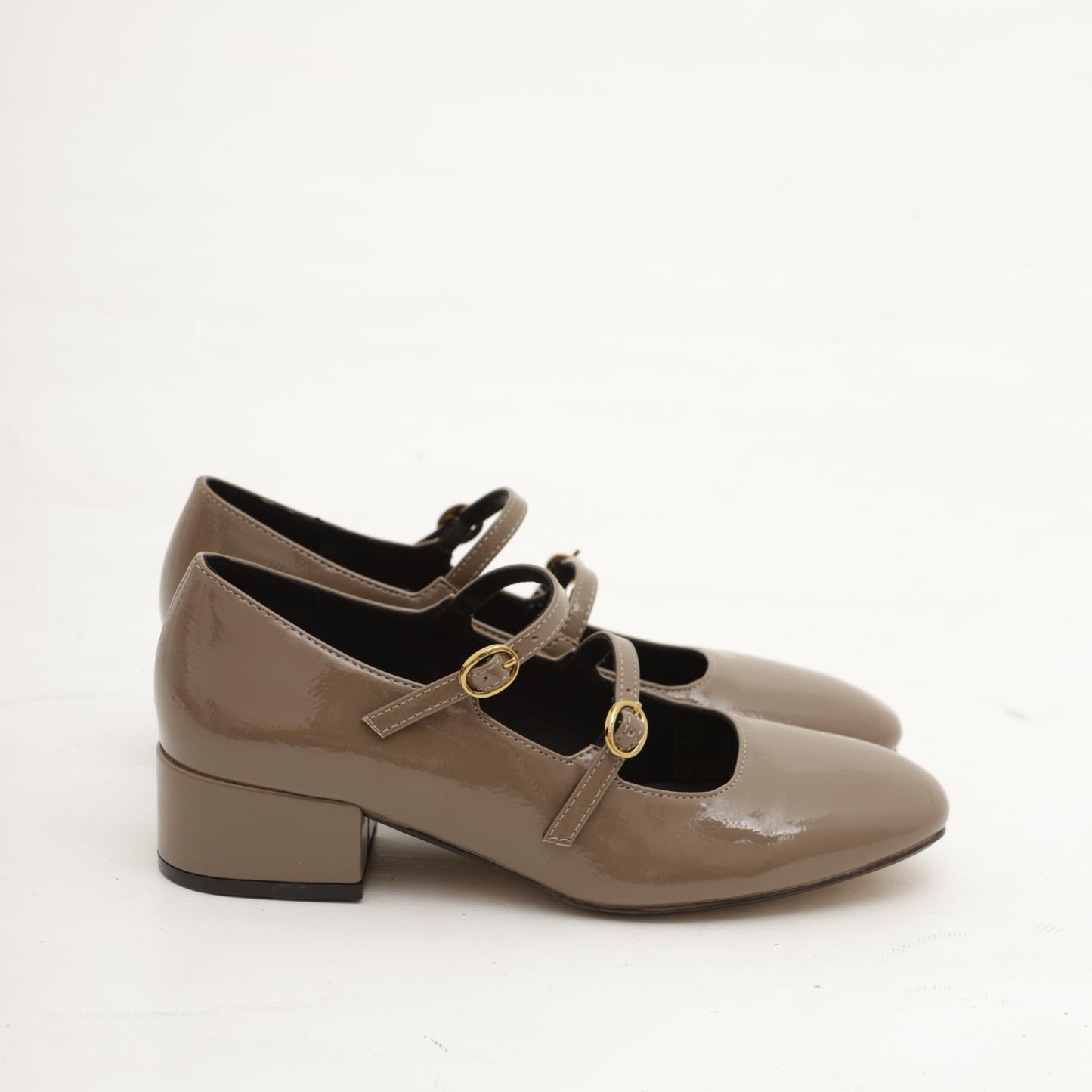 MARY JANE TACCO 2 CINTURINI TAUPE 