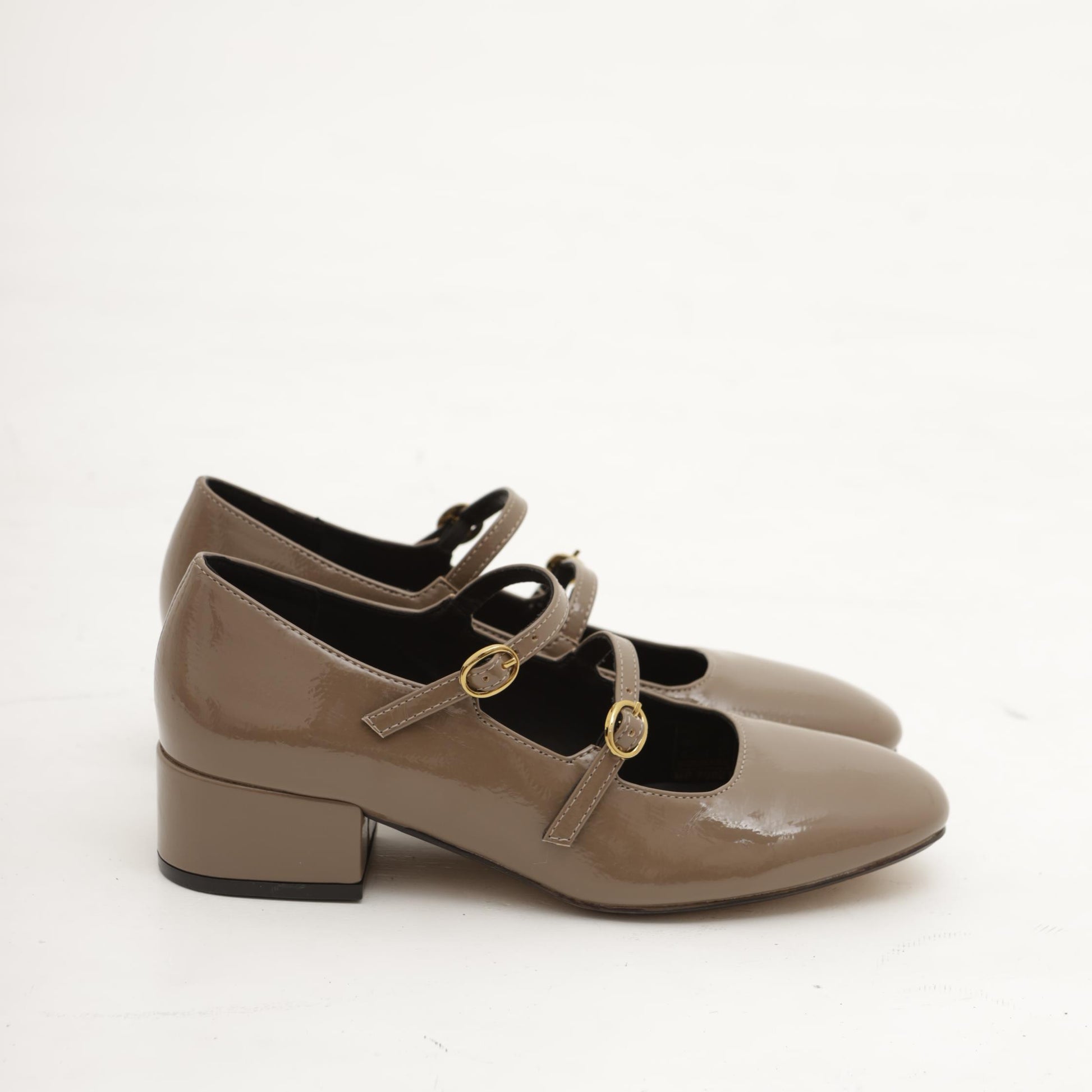 MARY JANE TACCO 2 CINTURINI TAUPE 