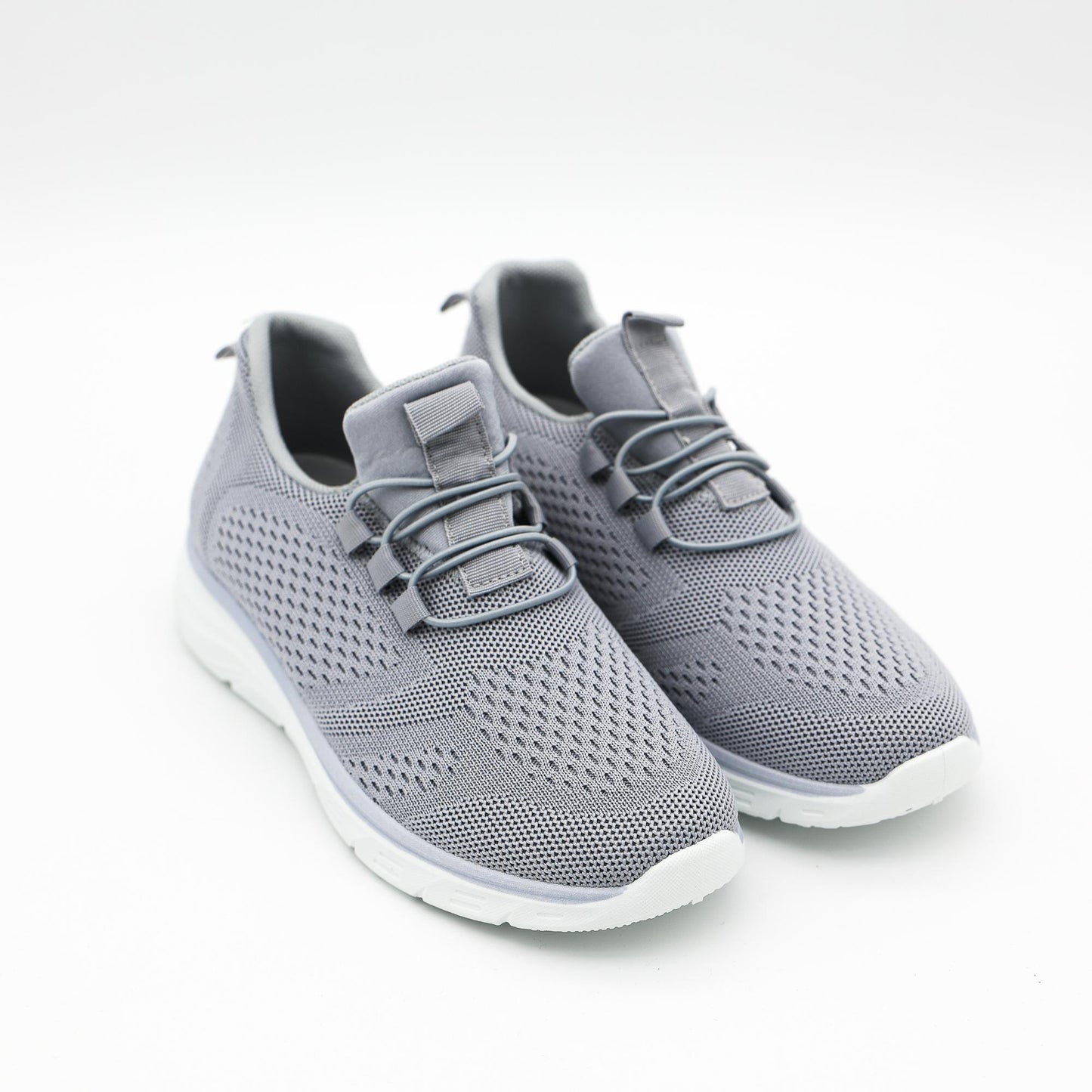 SNEAKERS MESH LACCI GRIGIO 