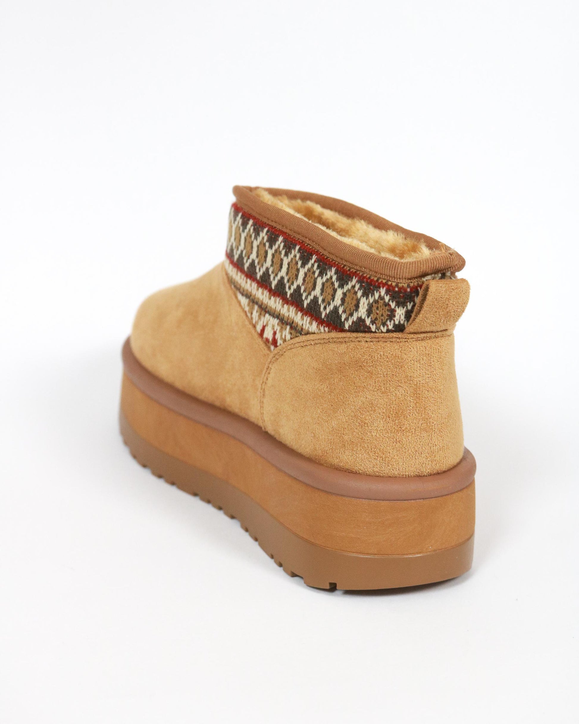 STIVALETTO MAMMUT BORDATO CAMEL 