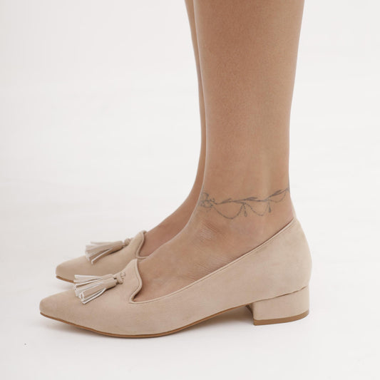 DECOLLETE' BASSA NAPPINE BEIGE 
