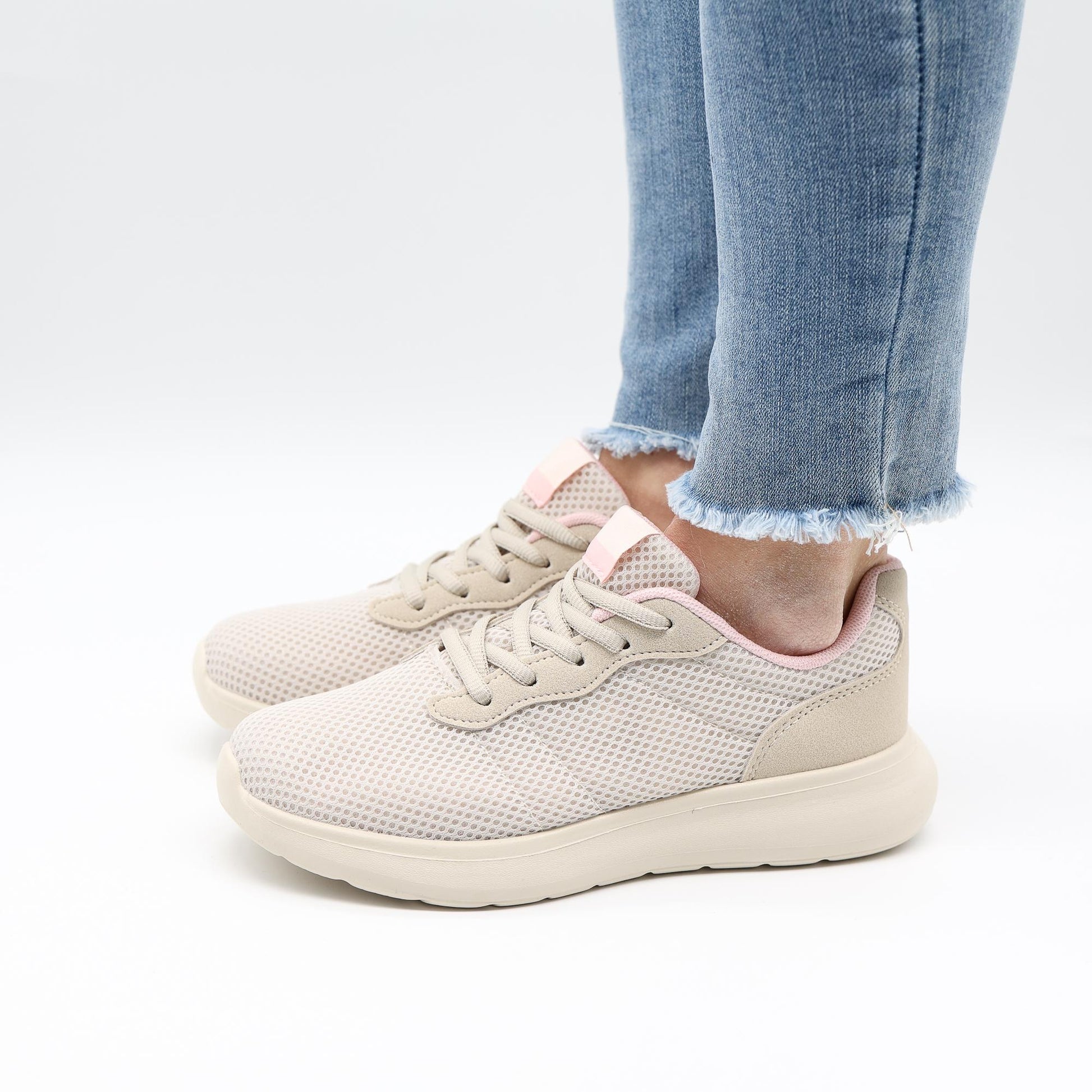 SNEAKERS MESH BEIGE 