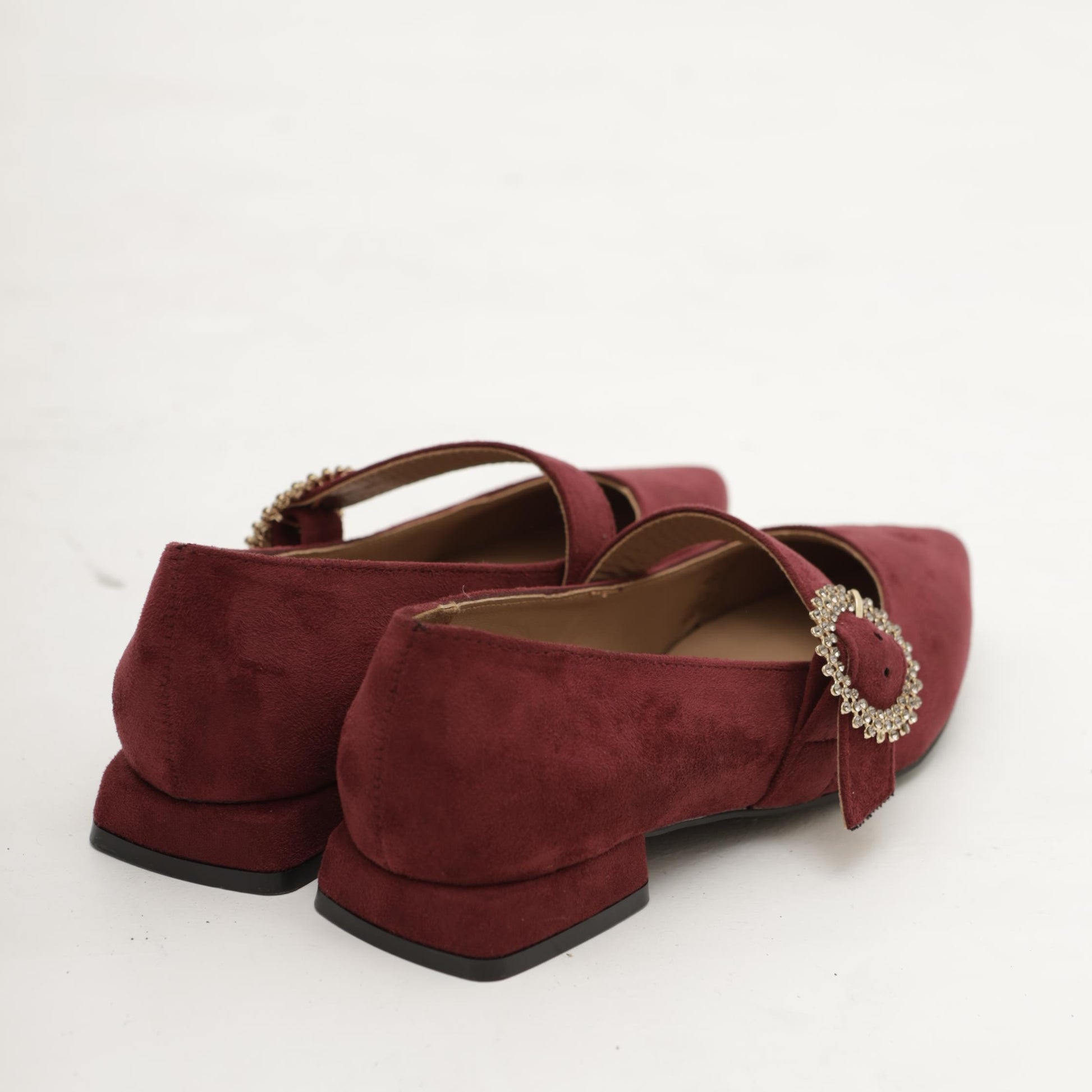 MARY JANE FLAT BORDEAUX 