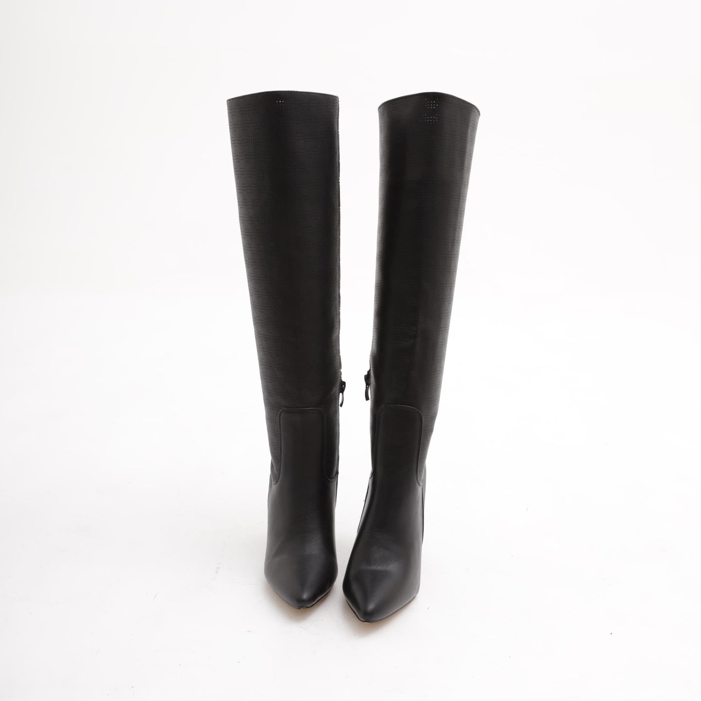STIVALE TACCO MICROFORATO NERO 