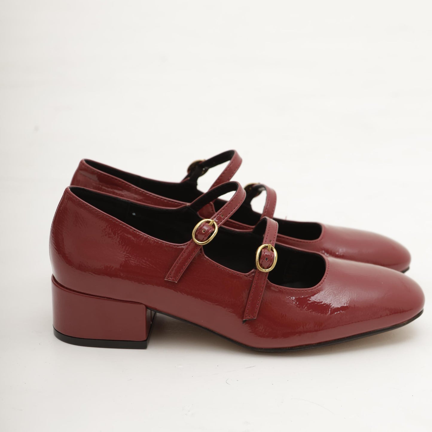 MARY JANE TACCO 2 CINTURINI BORDEAUX 
