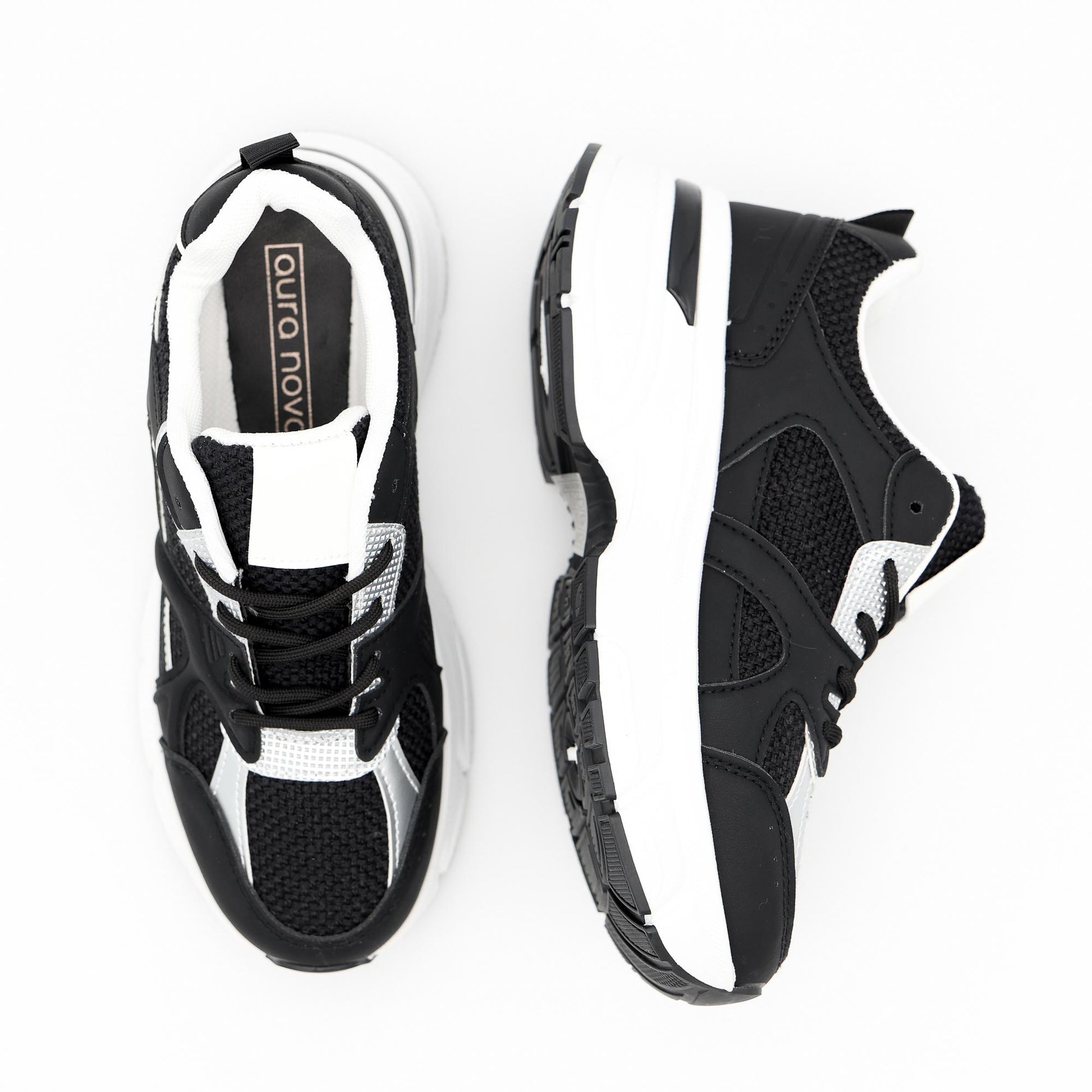 SNEAKERS TRACK JACQUARD NERO 