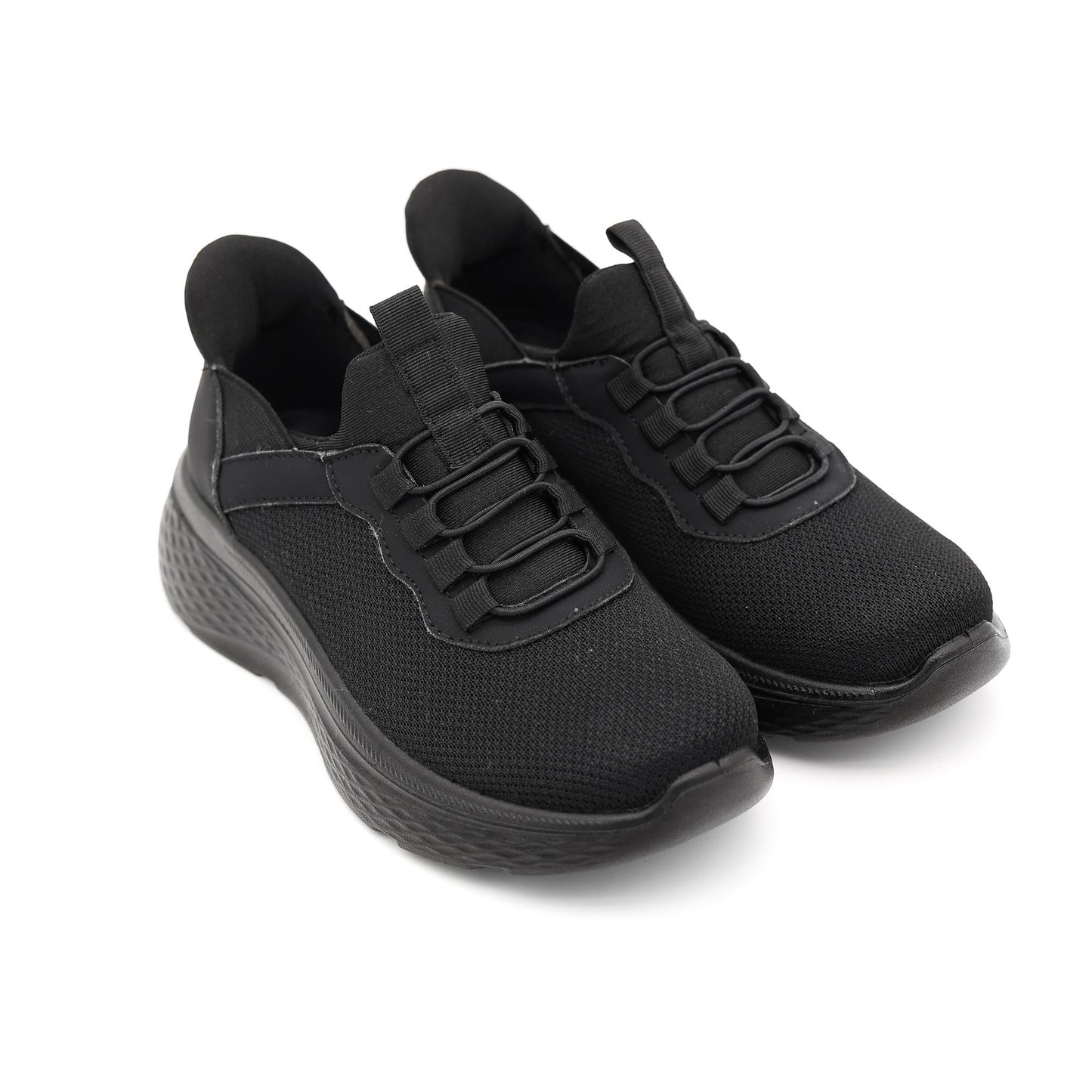 SNEAKERS MESH ELASTICI NERO 