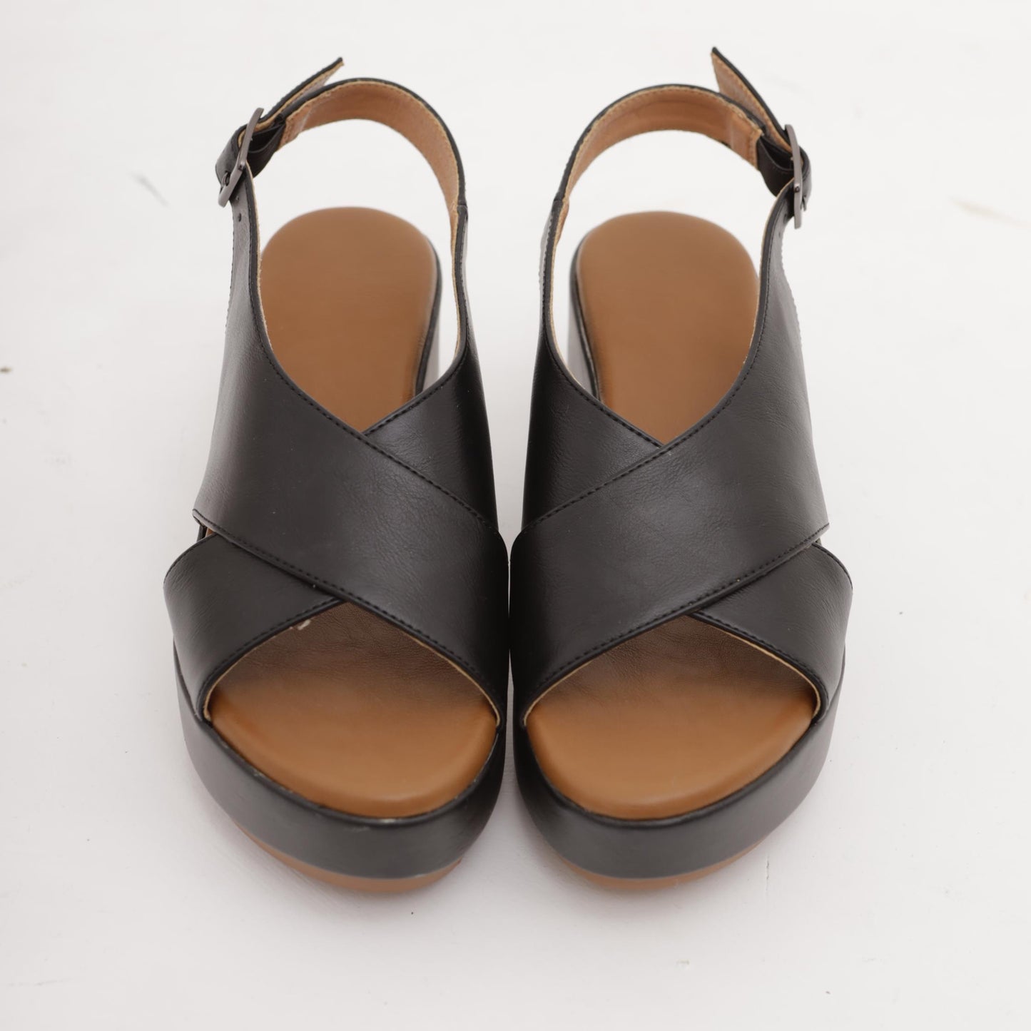 SANDALO ZEPPA INCROCIO NERO 