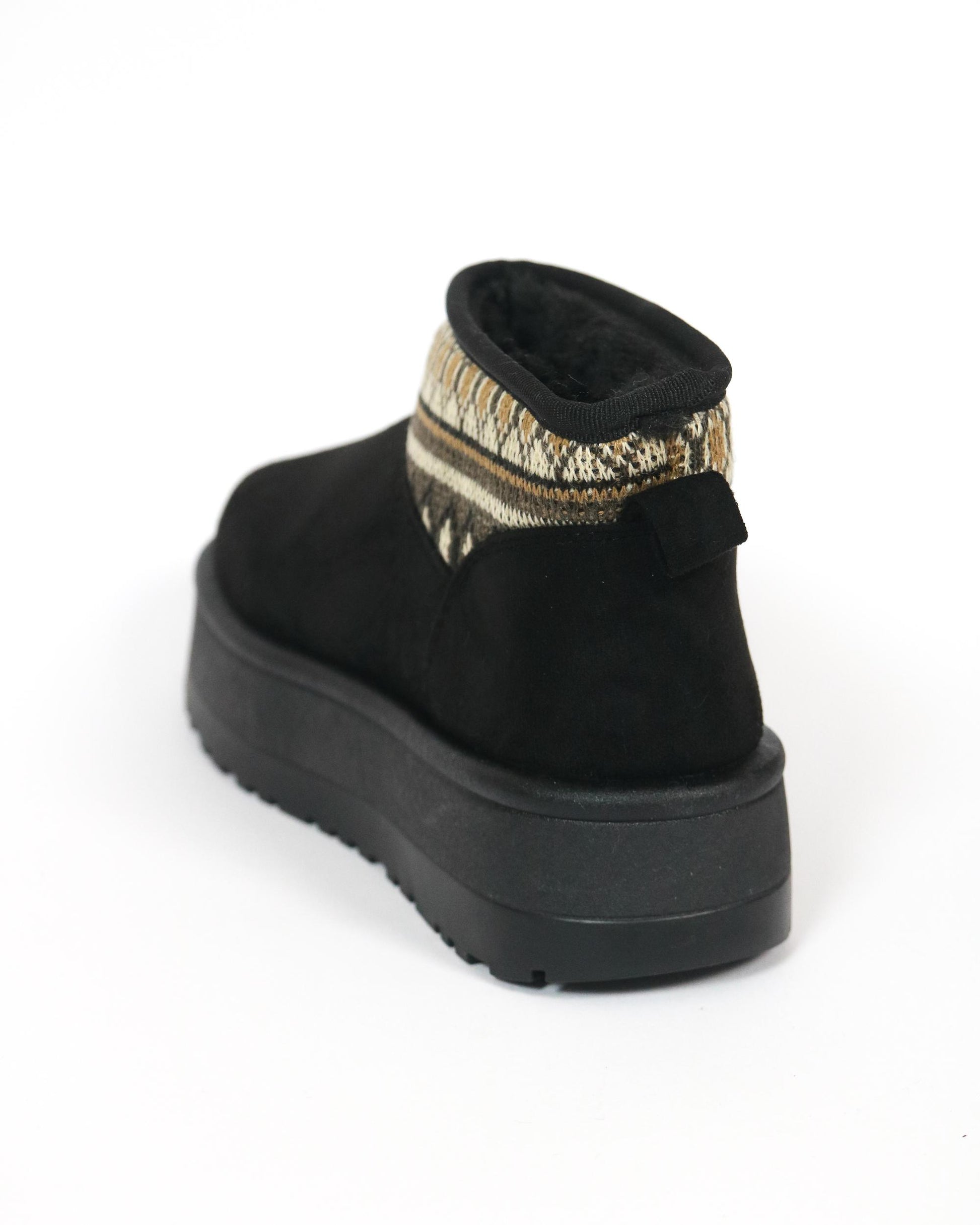 STIVALETTO MAMMUT BORDATO NERO 