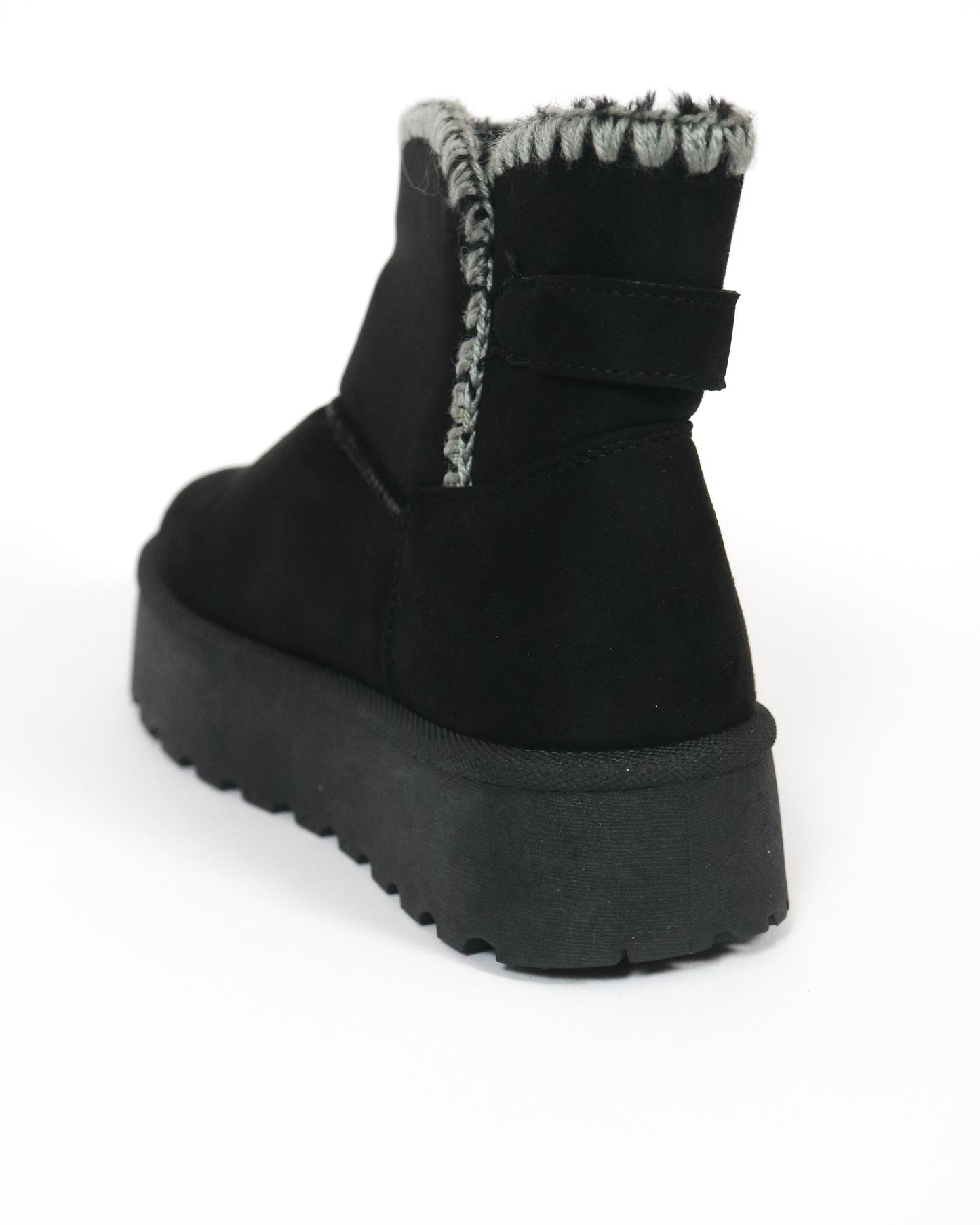 STIVALETTO MAMMUT BORDO LANA NERO 
