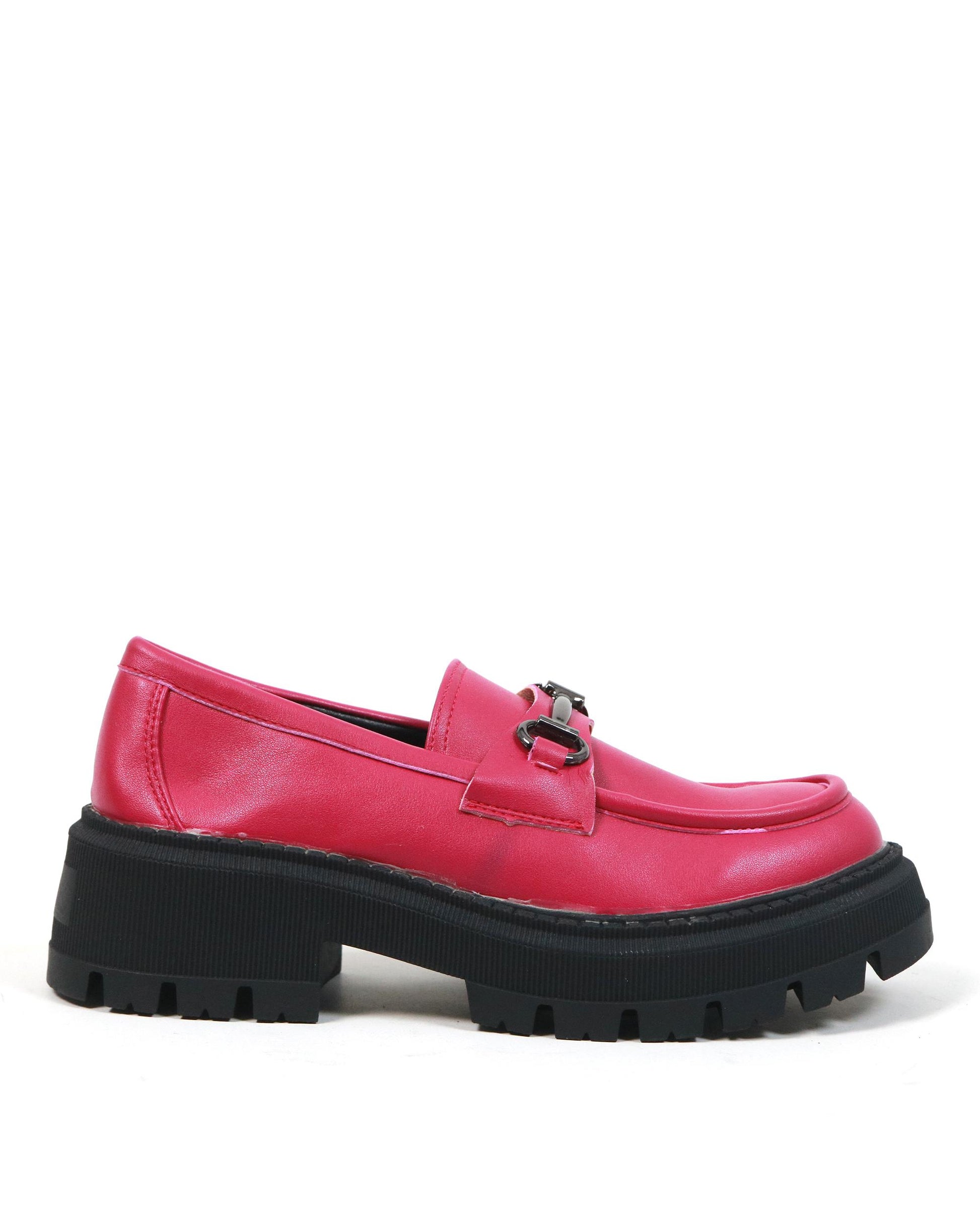 MOCASSINO MORSETTO FUXIA 