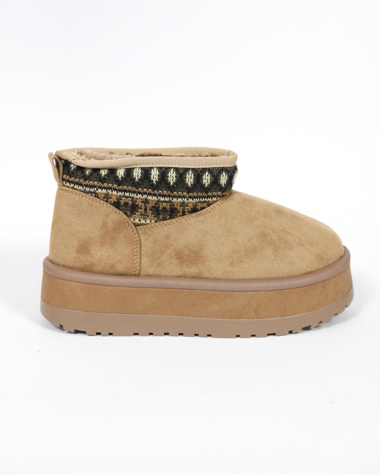 STIVALETTO MAMMUT BORDATO KAKI 