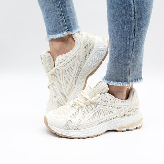 SNEAKERS GEL MESH BEIGE 