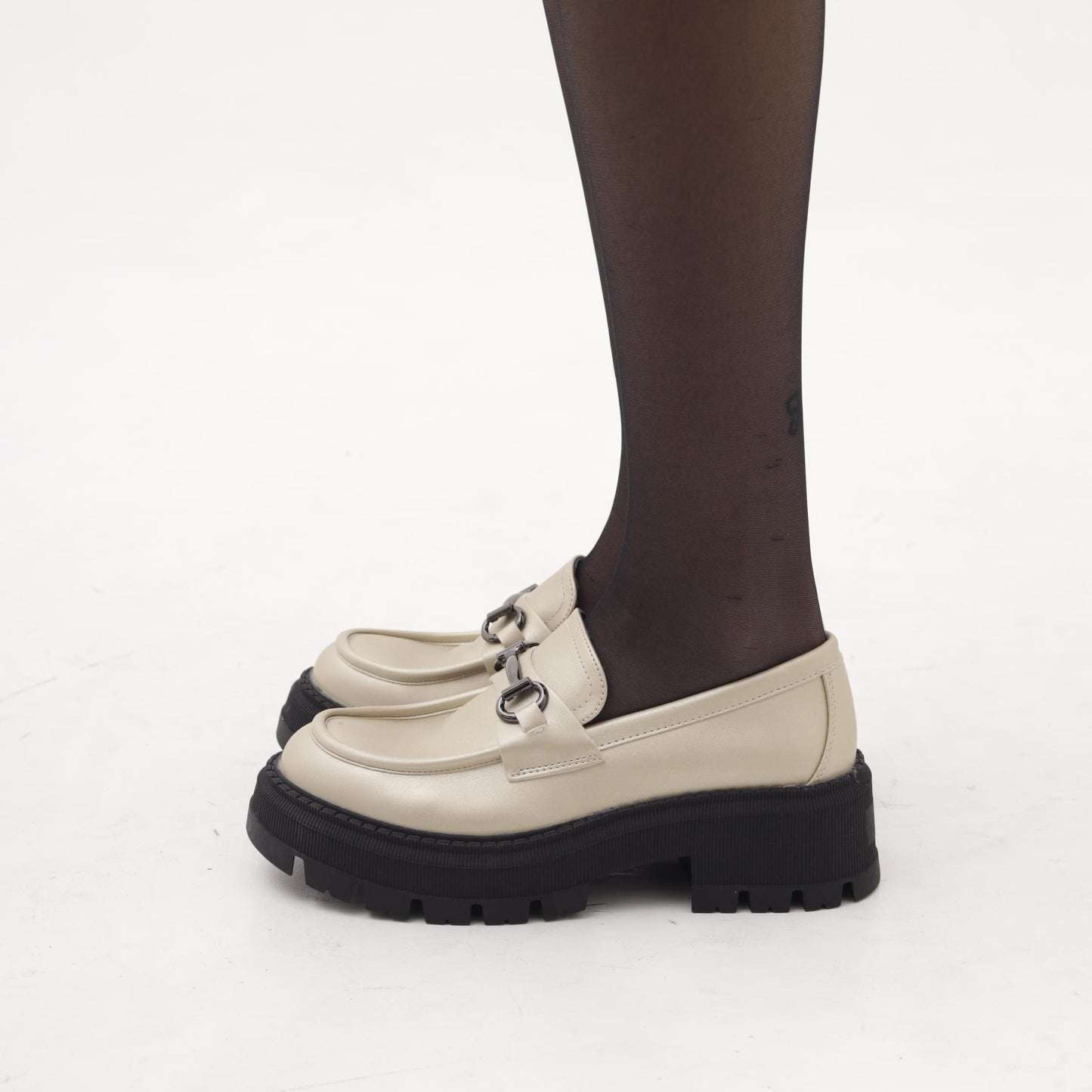 MOCASSINO MORSETTO PLATINO 