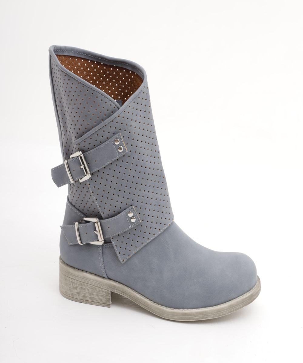 STIVALETTO FIBBIE JEANS 