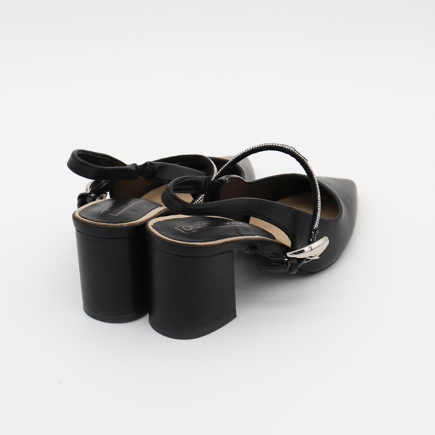 SLINGBACK BRILLANTINI NERO 