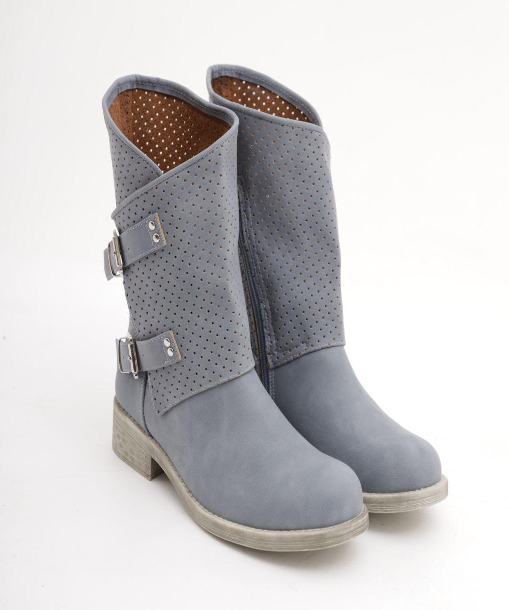 STIVALETTO FIBBIE JEANS 