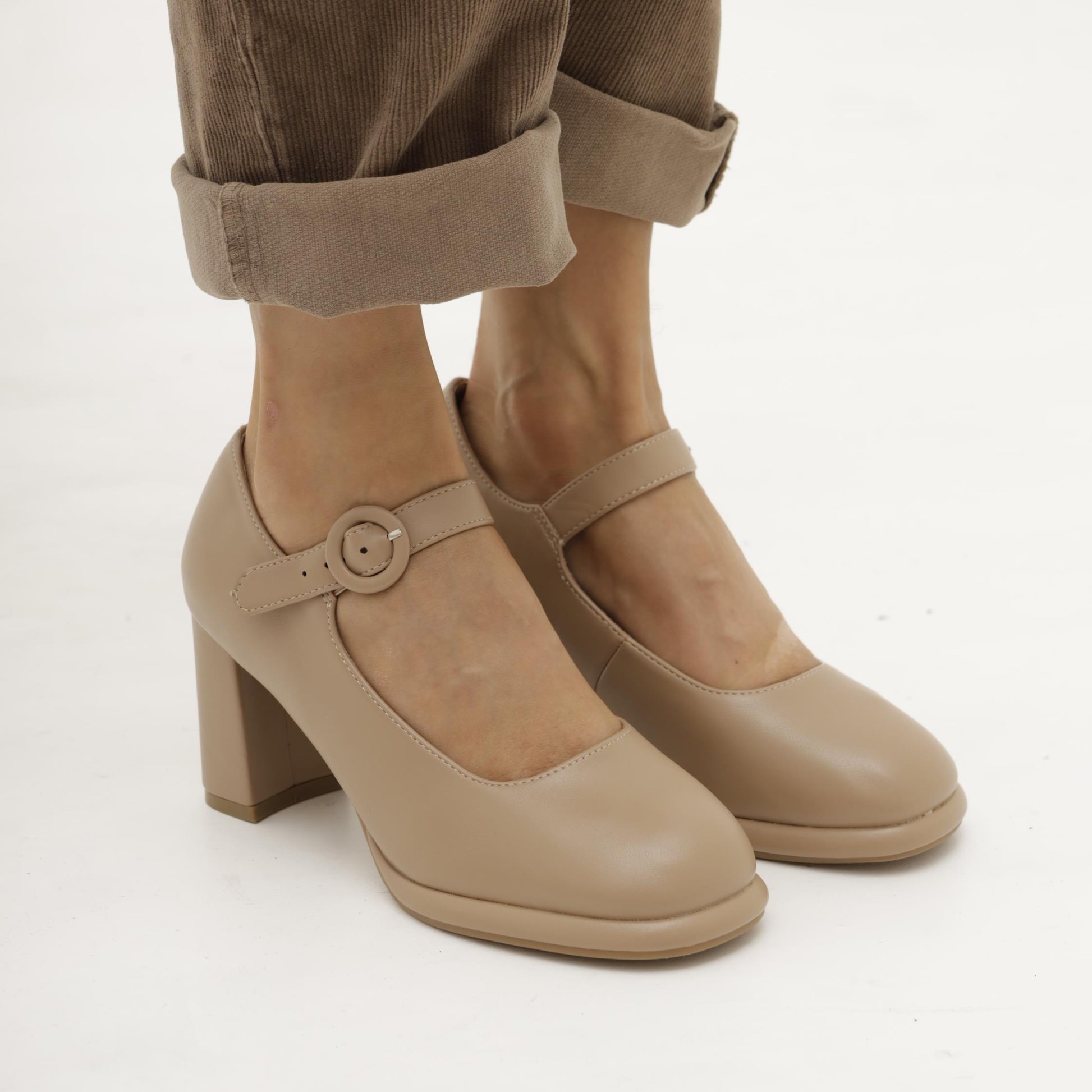 MARY JANE PLATEAU BEIGE 
