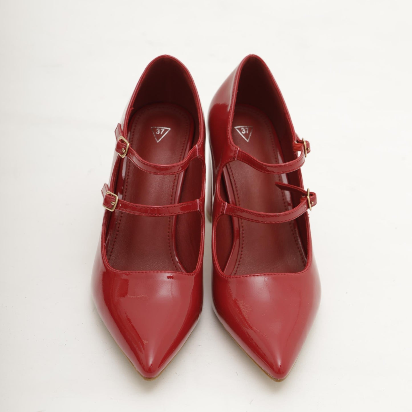 MARY JANE PUNTA DUE CINTURINI BORDEAUX 