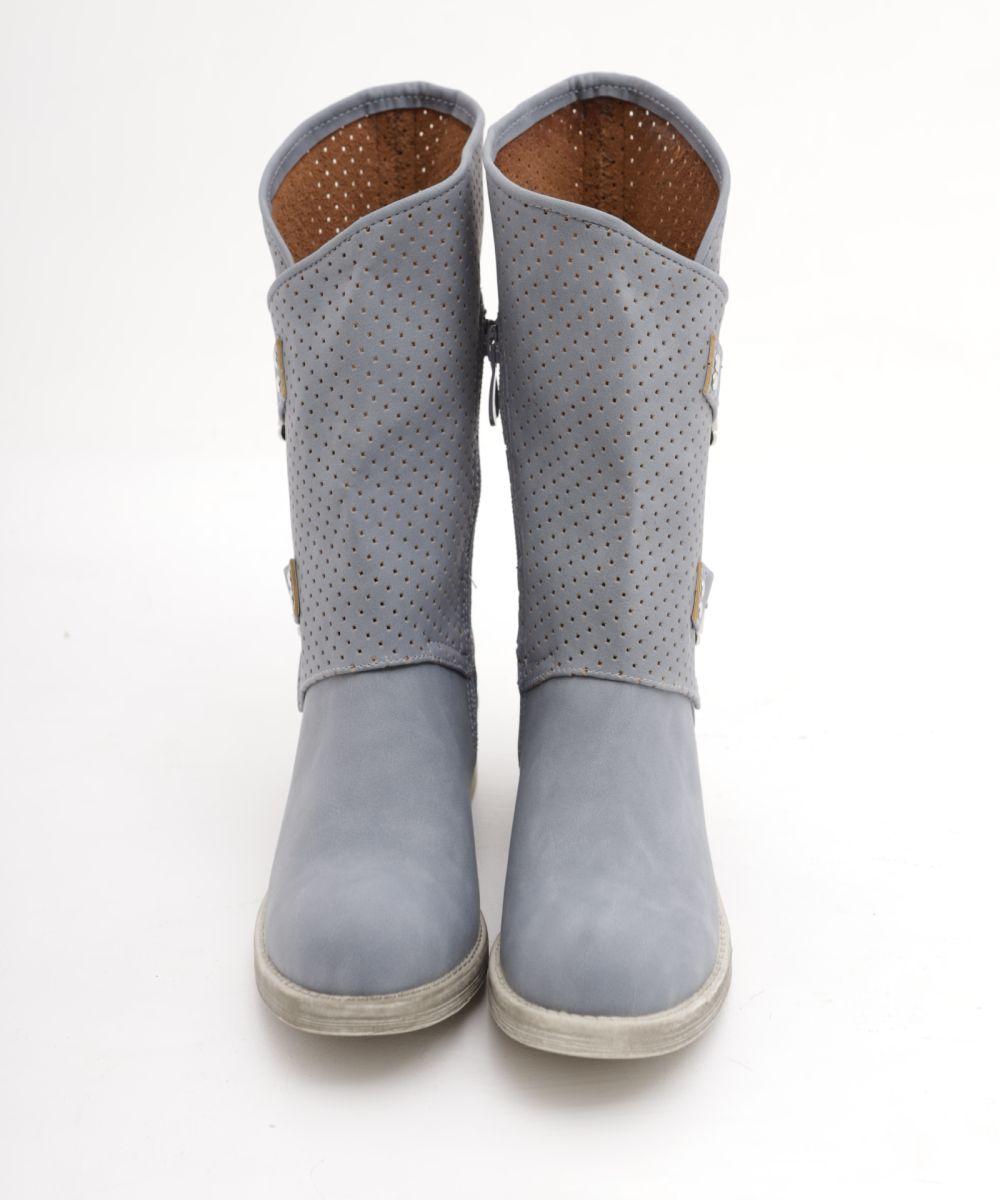 STIVALETTO FIBBIE JEANS 