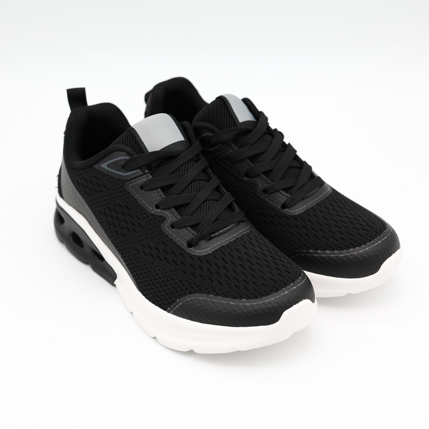 SNEAKERS MESH GOMMATA NERO 