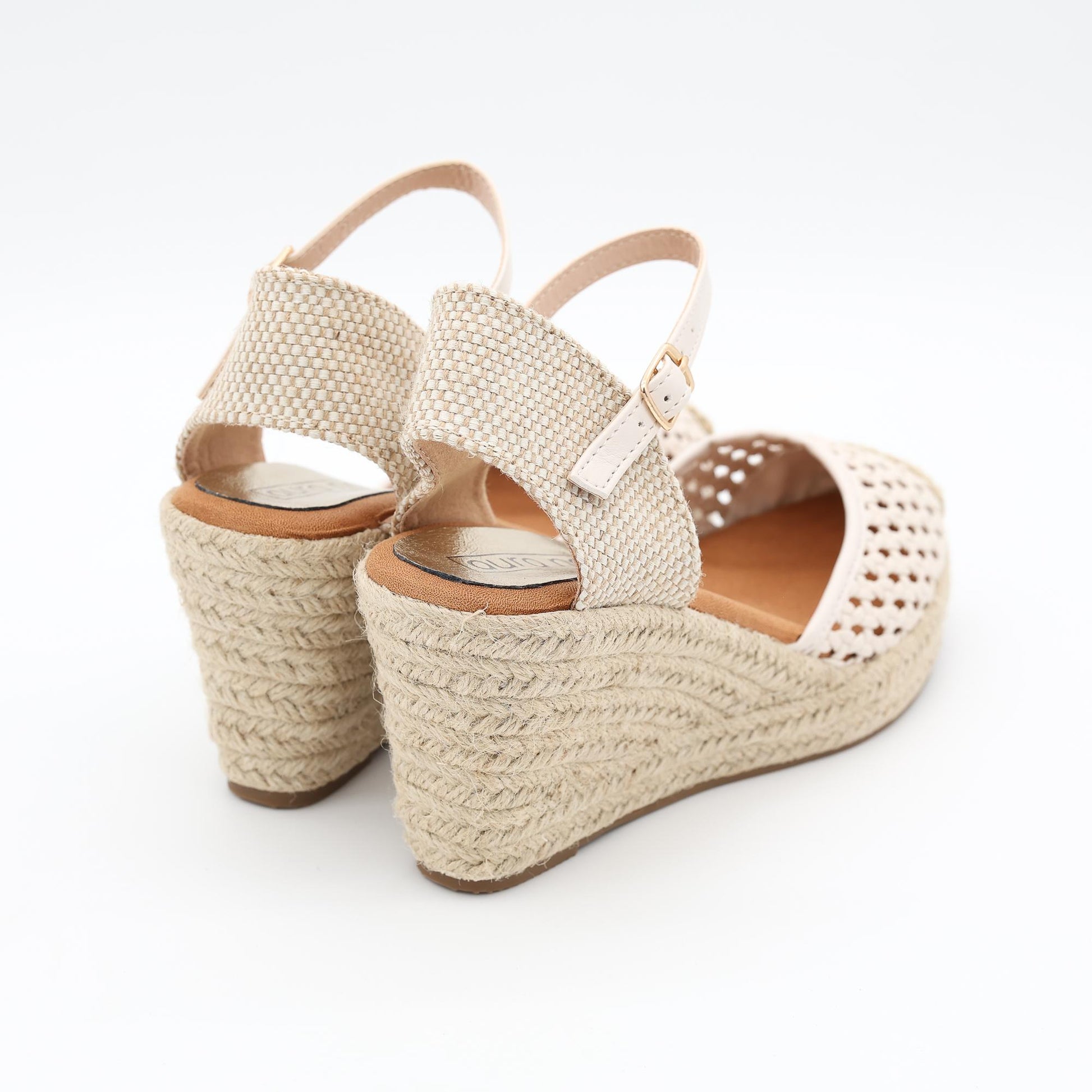 SANDALO CORDA ZEPPA CROCHET BEIGE 
