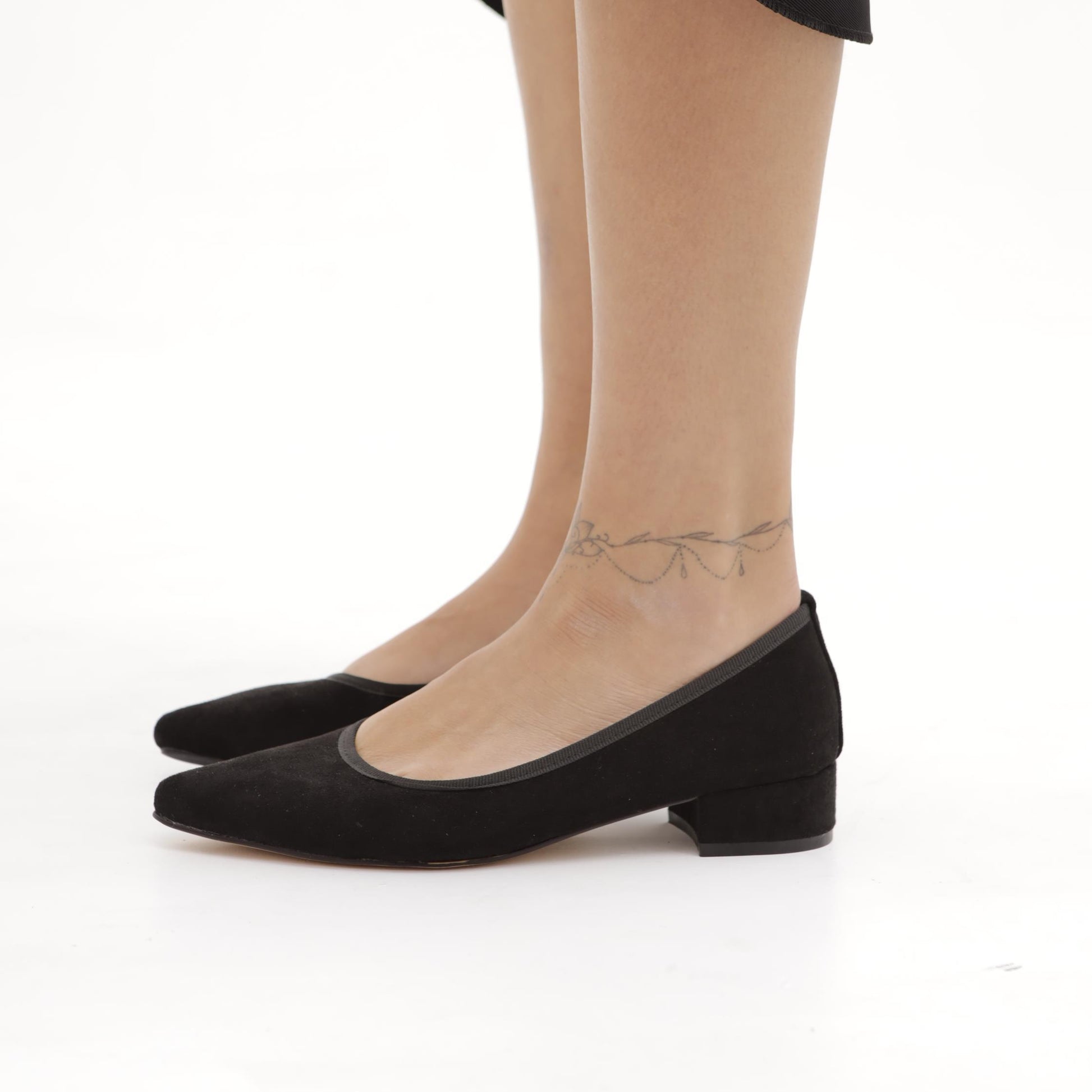 DECOLLETE' BASSA NERO 